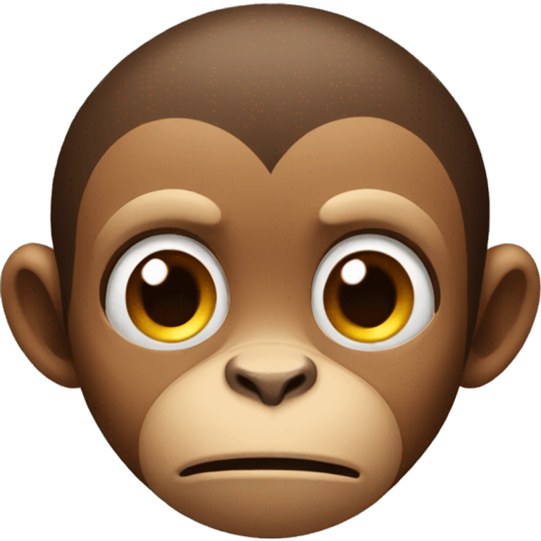 monkey sad emoji