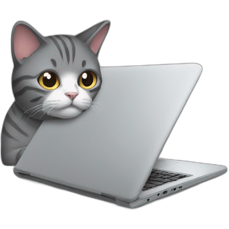 laptop cat emoji