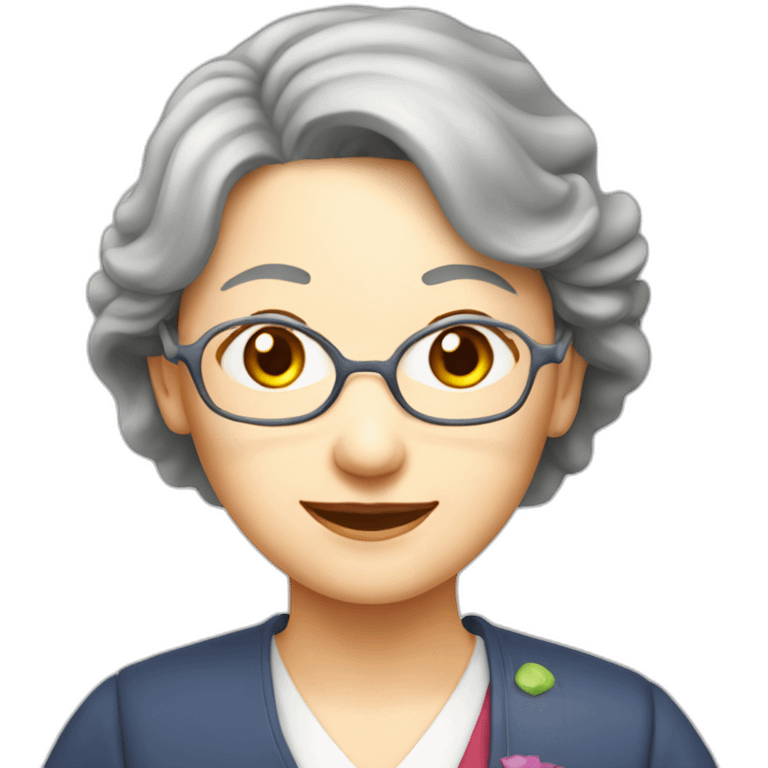 School Reunion in taiwan with older lady teacher emoji