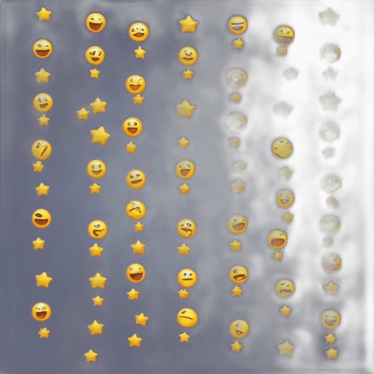 Pleurer avec des étoiles emoji