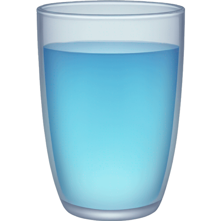 Vaso de agua  emoji