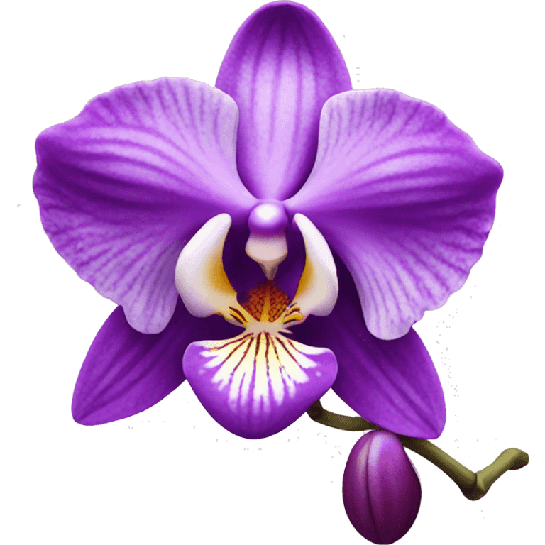 orchid  emoji