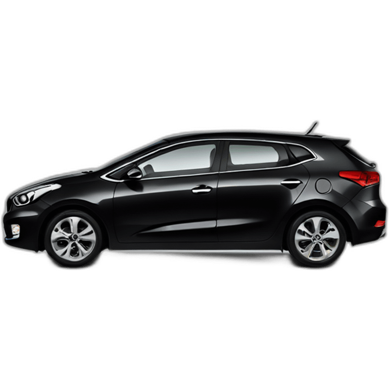 Front Black kia ceed 2013 emoji