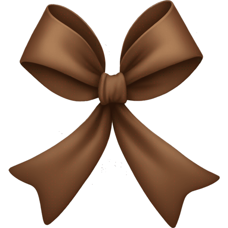 brown coquette bow emoji