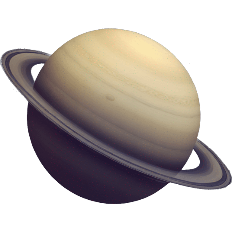 Saturn with stars around it emoji