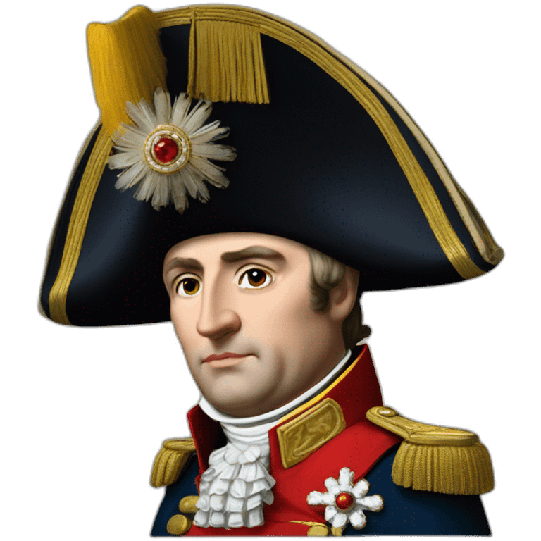 Emperor napoleon bicorne with cockade emoji