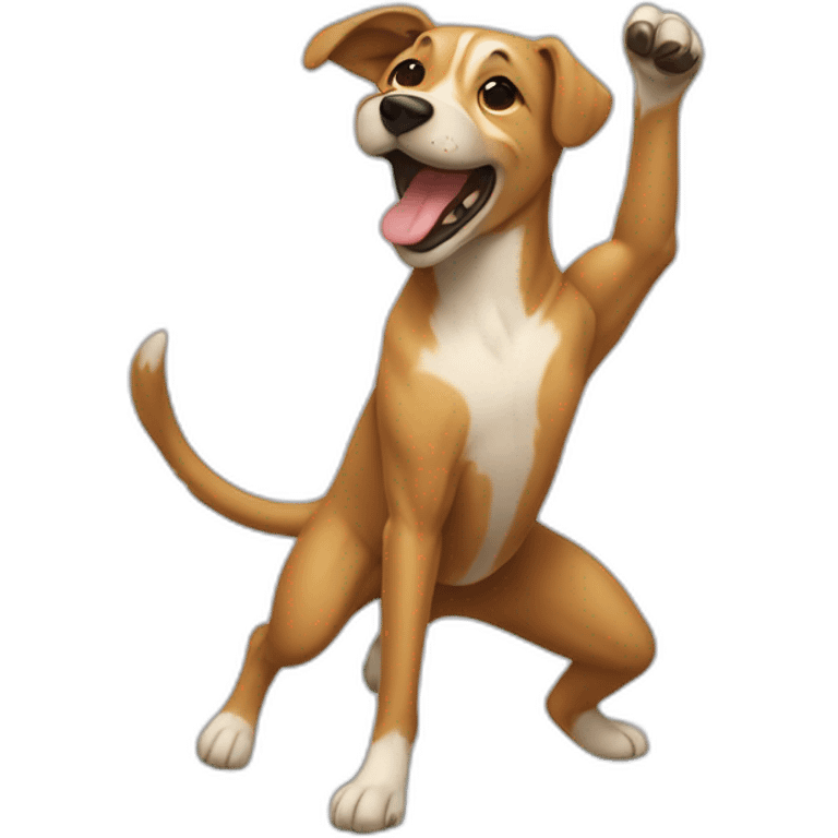 chien qui danse emoji