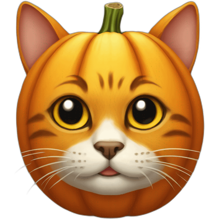 pumkin head cat emoji