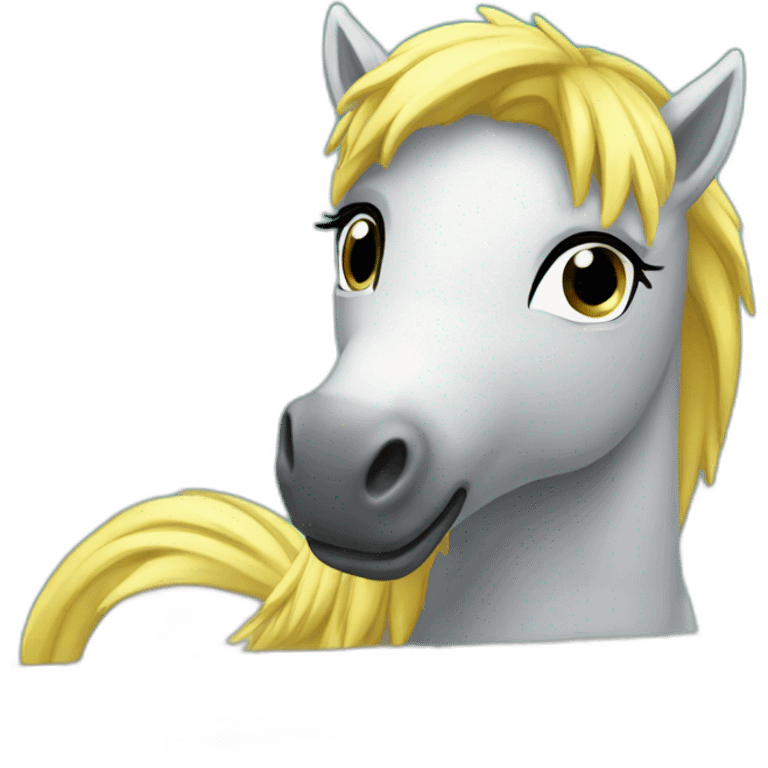 Poney piscine emoji