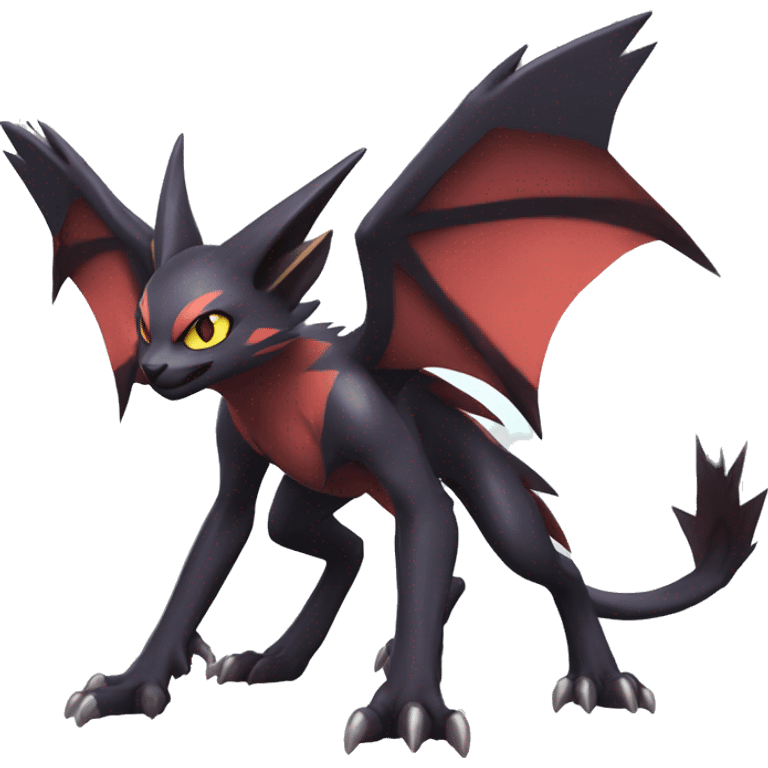 Noivern-Litten-Zoroark full body emoji