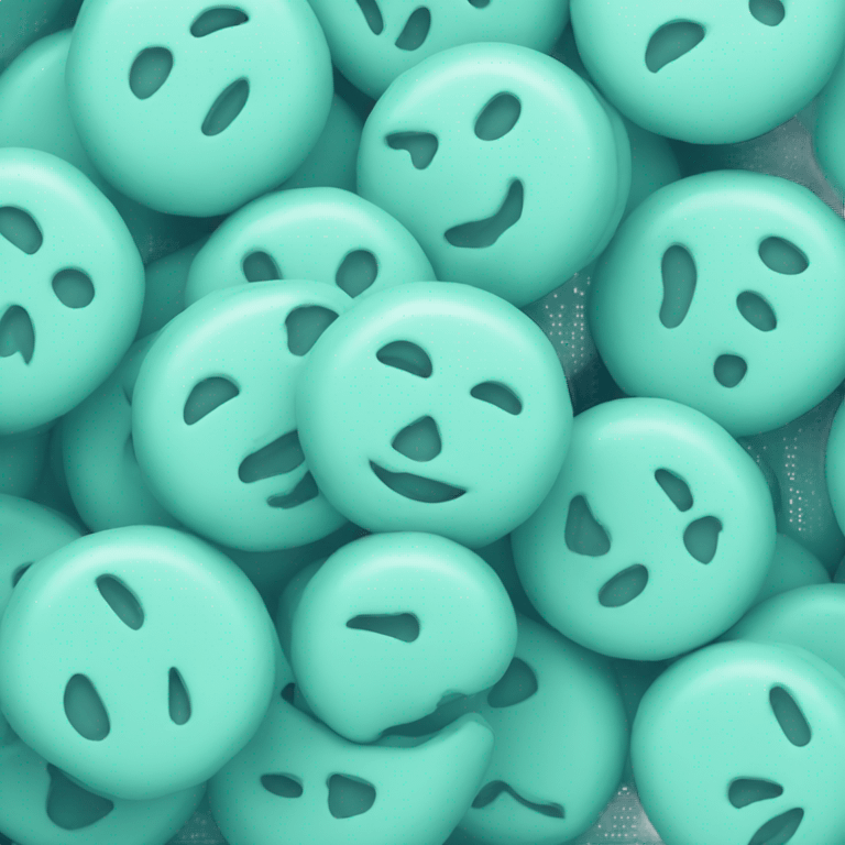 blue mint emoji