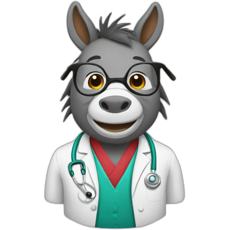 donkey doctor emoji