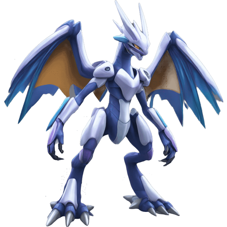  cool edgy shiny colorful Digimon-Dialga-Genesect-Reptile full body emoji