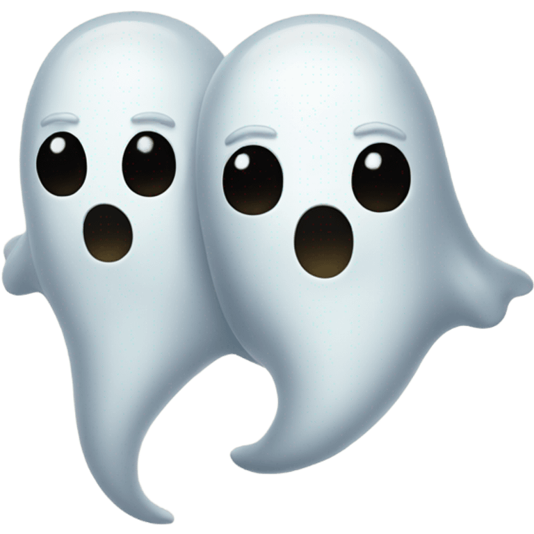 Two ghost friends emoji