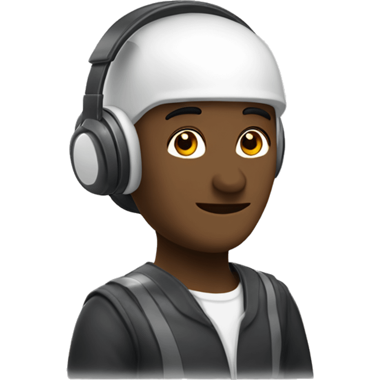 Conseiller clientèle avec un casque licorne emoji