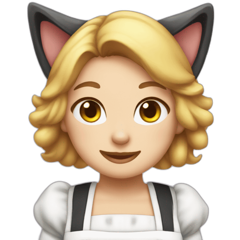 cat ear maid emoji