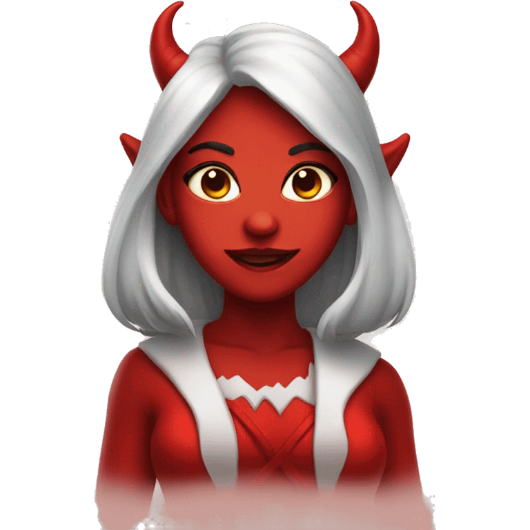 Cute devil girl emoji