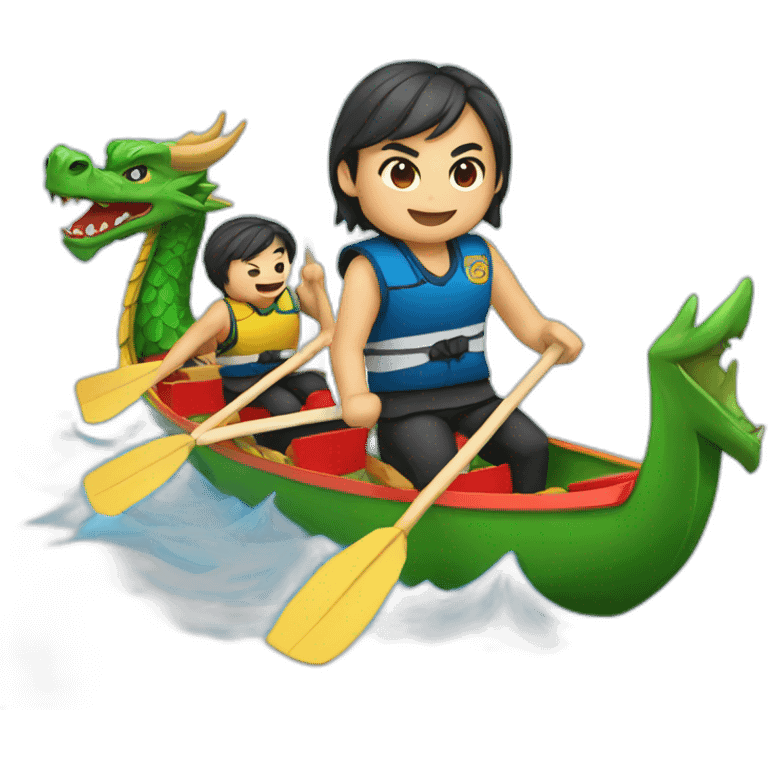 Dragon boat racing emoji