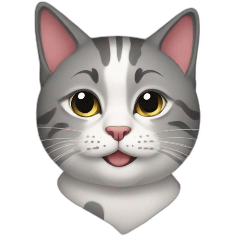 A gay cat emoji