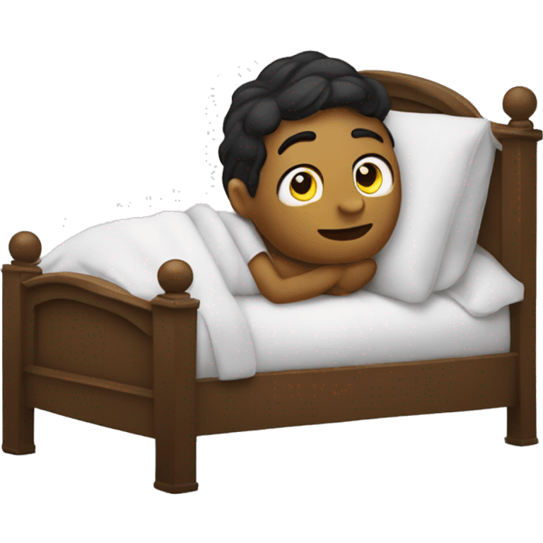 Liggen in bed emoji