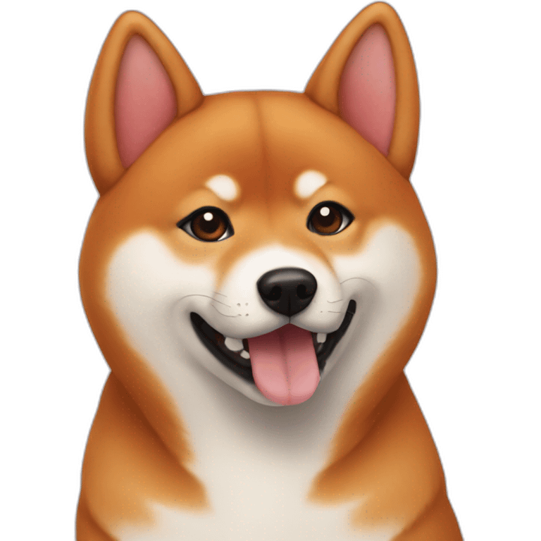 red shiba emoji