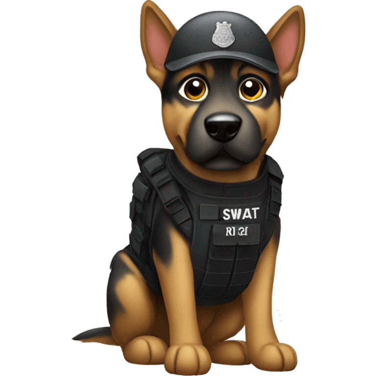 swat dog emoji