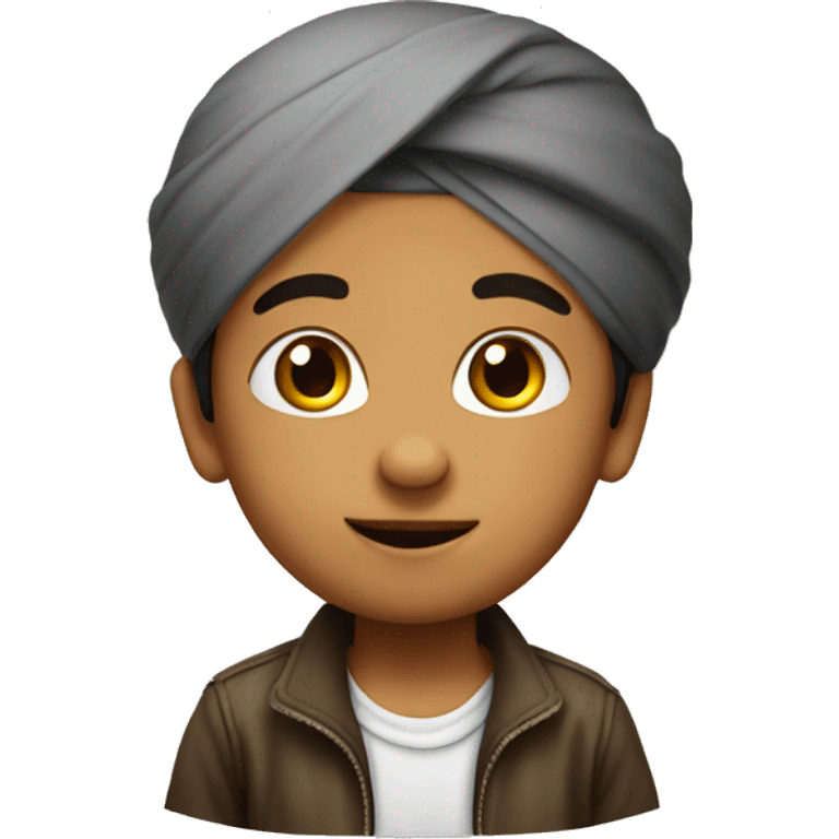 small cute punjabi kid emoji