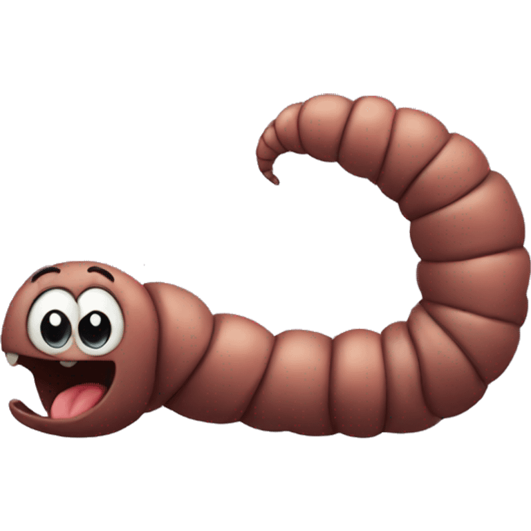 worm emoji