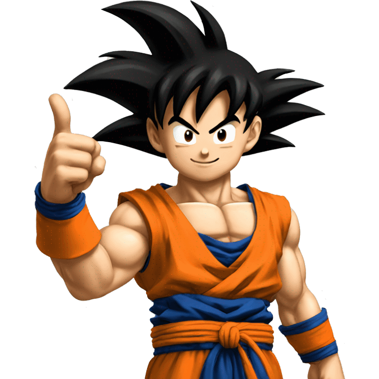 Goku thumb up emoji