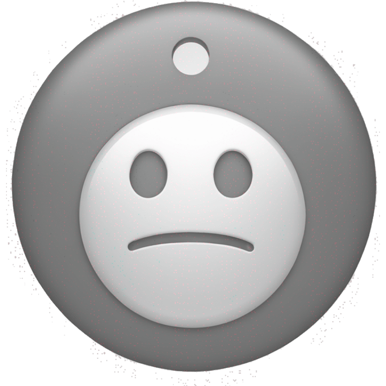 Bubble tag Instagram icon grey  emoji