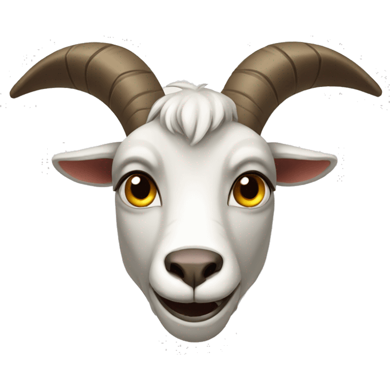 mean goat emoji