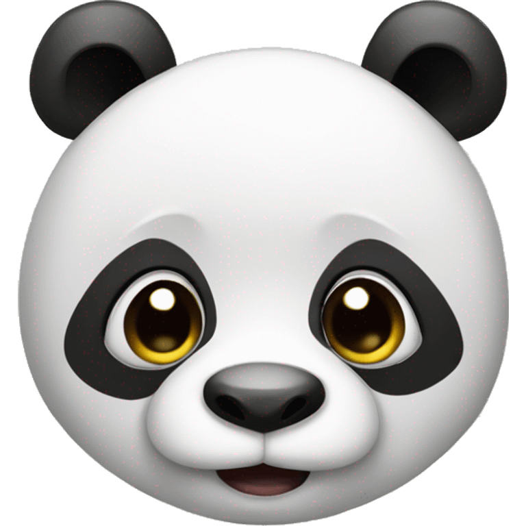 Cute panda with a NO sign  emoji