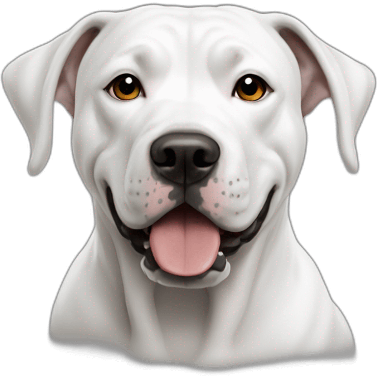 dogo argentino bebiendo mate emoji