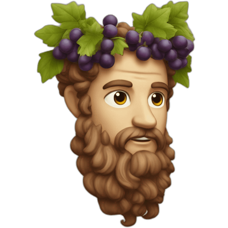 Dionysus god of wine emoji