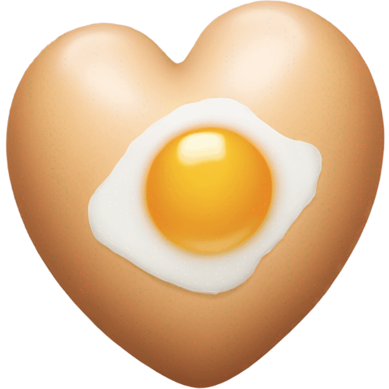 heart shaped egg emoji