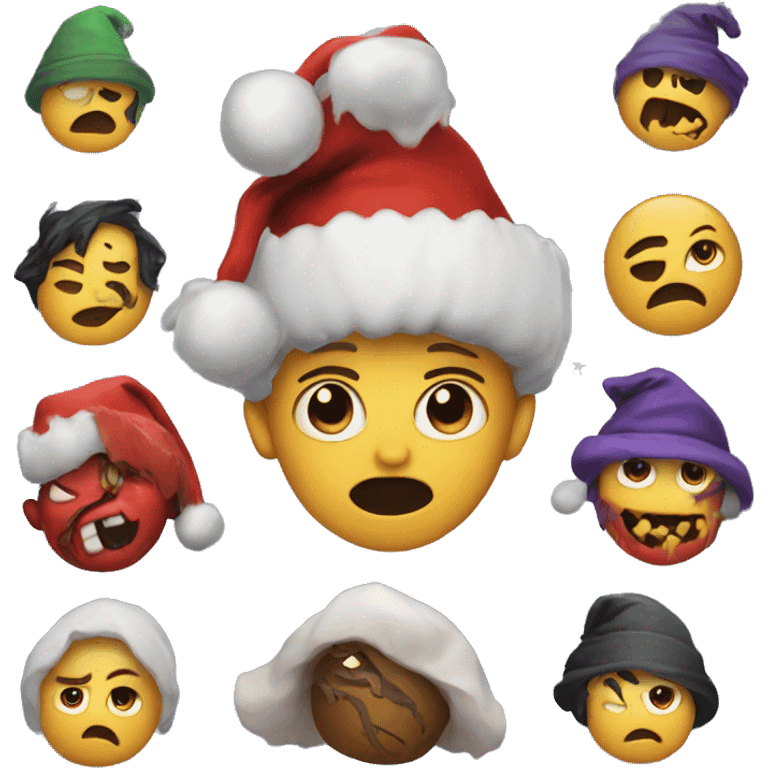 spooky christmas  emoji