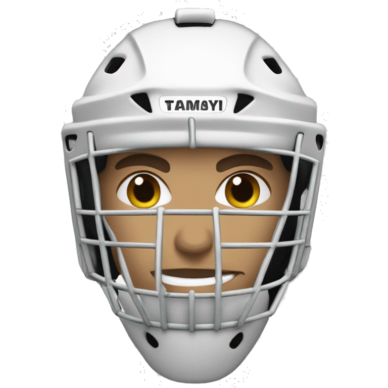 Hockey goalie emoji