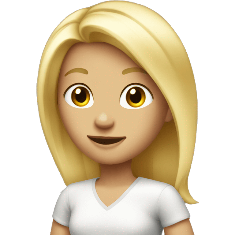 Tall Good looking blond emoji