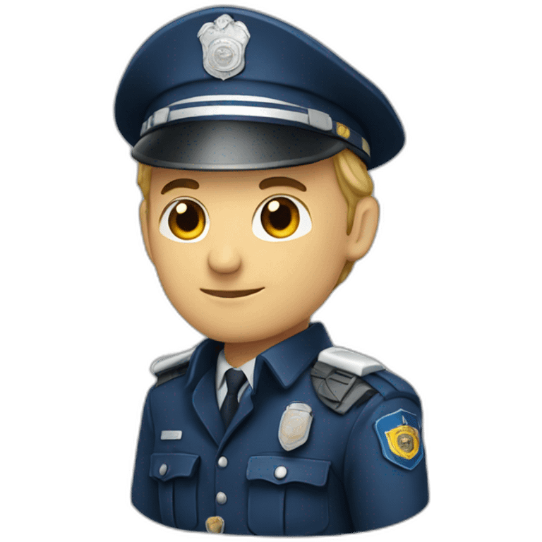 French police officer emoji