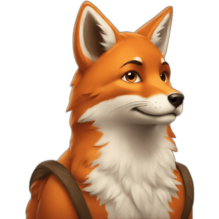 Boy fox emoji