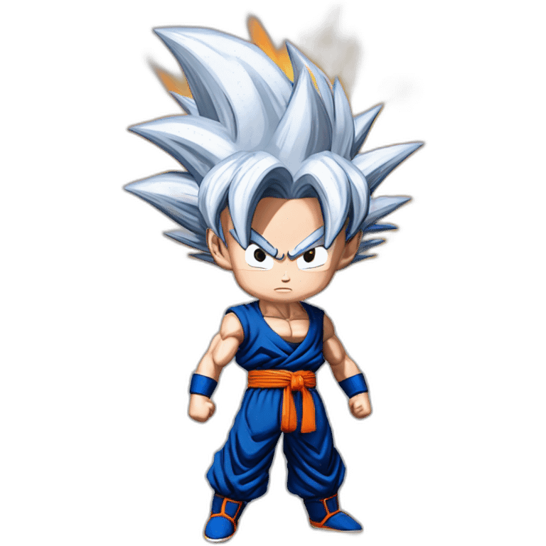 son goku ultra instinct emoji