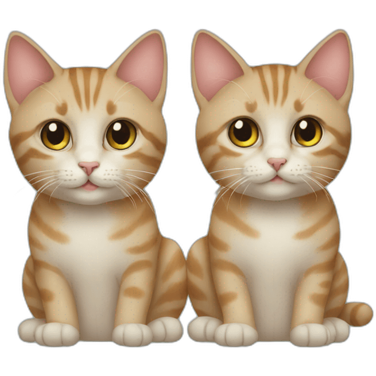 twins cat emoji