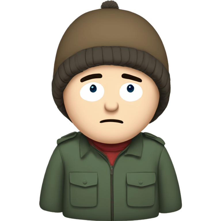 Stan marsh from hit tv show South Park  emoji