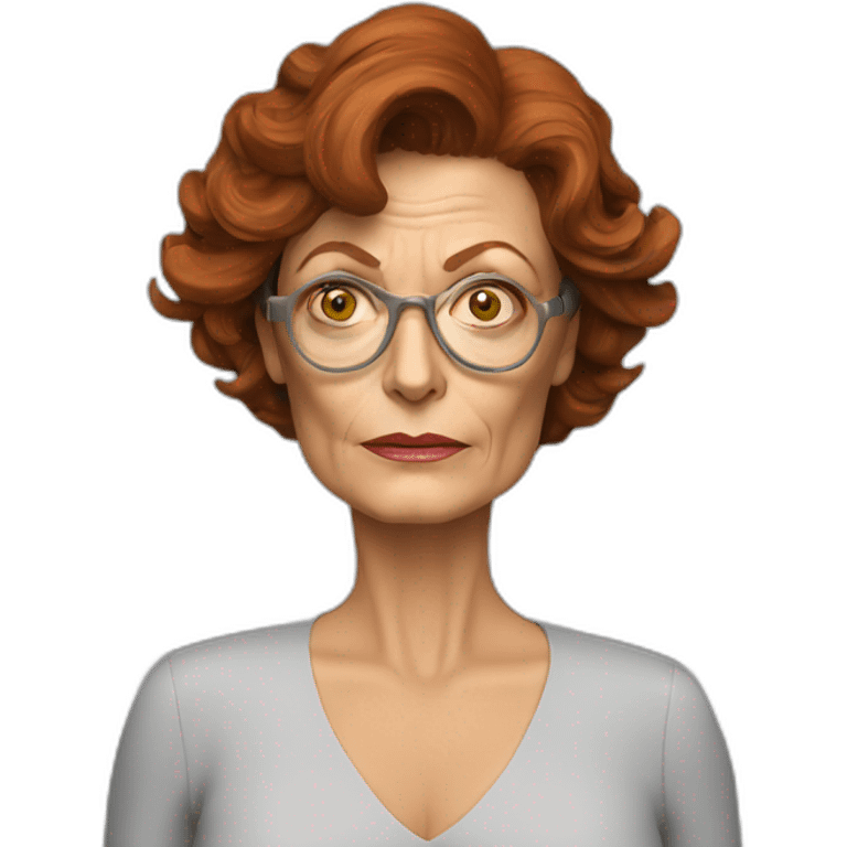 Susan Sarandon serious emoji