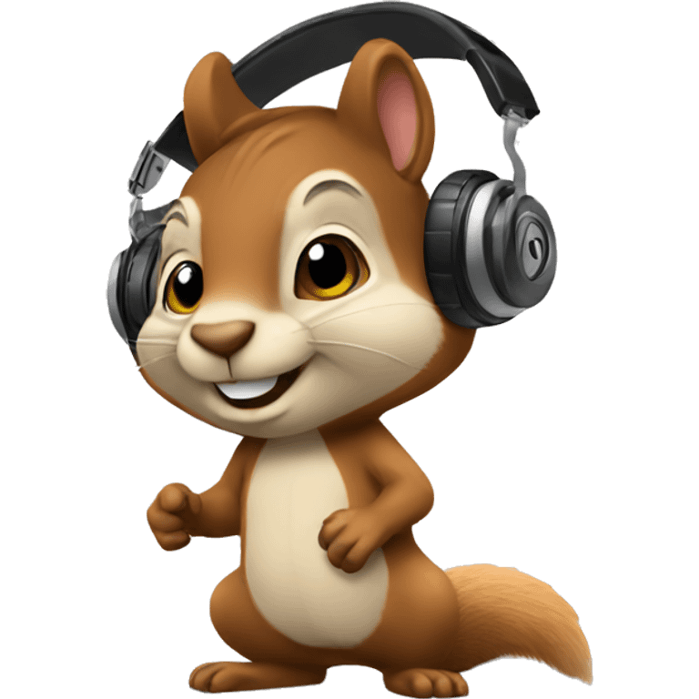 Dj squirrel emoji