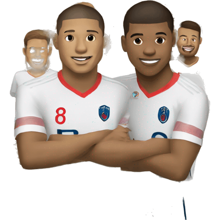 Mbappe et garnacho emoji