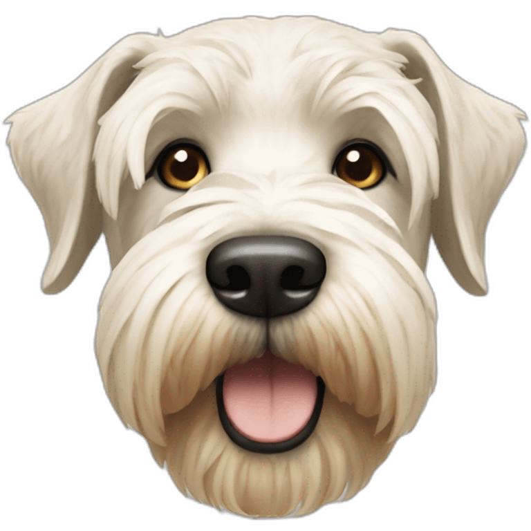 white wheatin terrier pale nose emoji