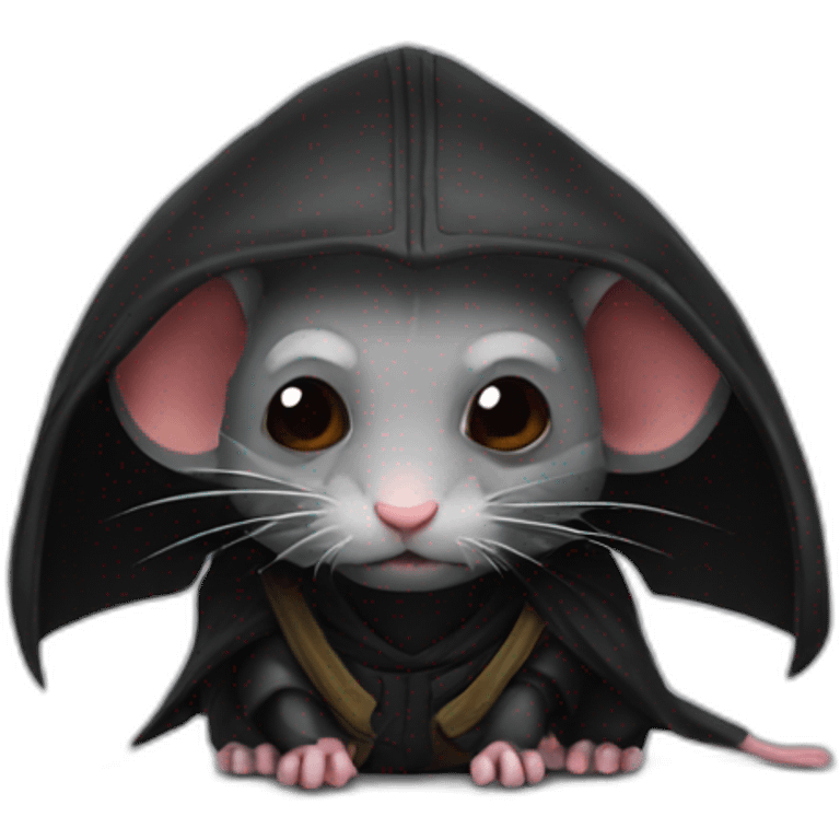 A sith lord rat emoji