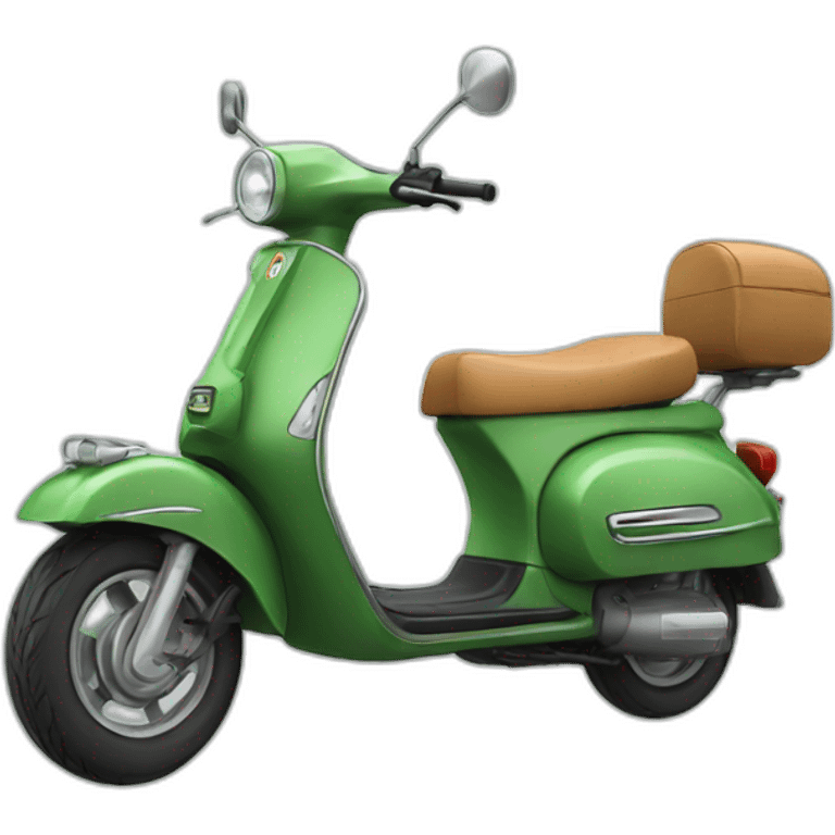 Jul en scooter emoji