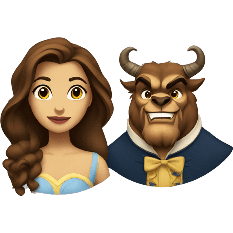 Beauty and the beast  emoji